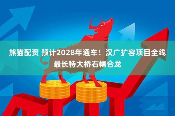 熊猫配资 预计2028年通车!汉广扩容项目全线最长特大桥右幅合龙