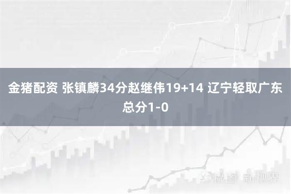 金猪配资 张镇麟34分赵继伟19+14 辽宁轻取广东总分1-0