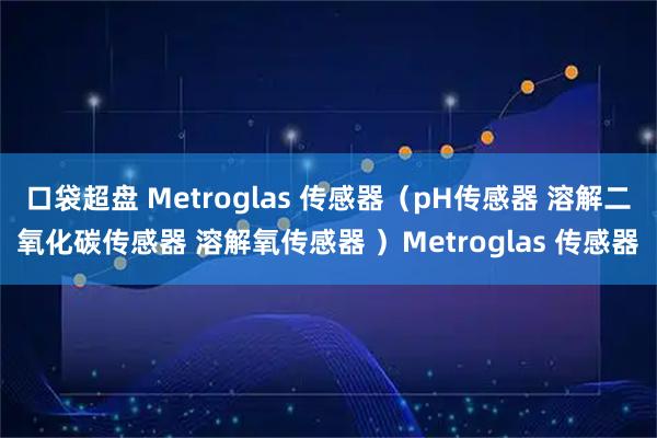 口袋超盘 Metroglas 传感器（pH传感器 溶解二氧化碳传感器 溶解氧传感器 ）Metroglas 传感器