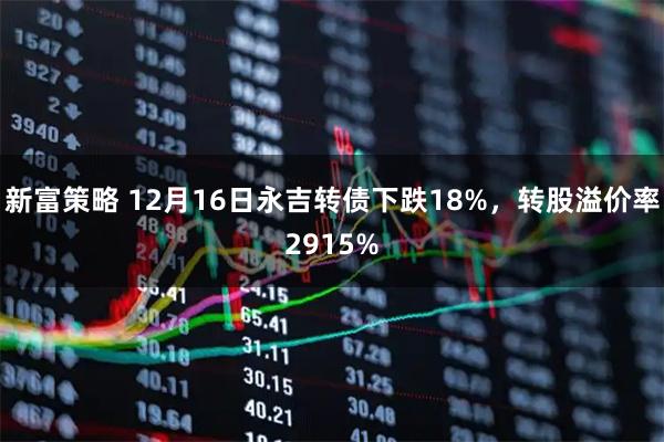 新富策略 12月16日永吉转债下跌18%，转股溢价率2915%